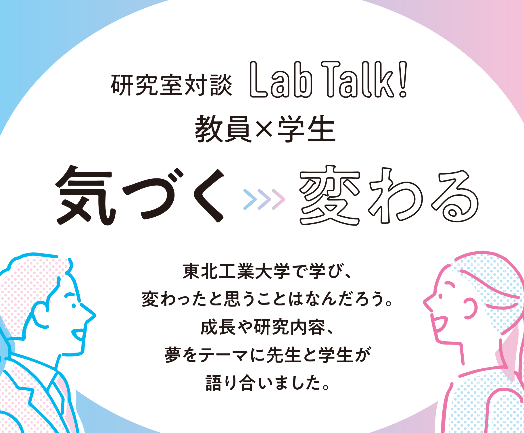 気づく → 変わる［研究室対談］