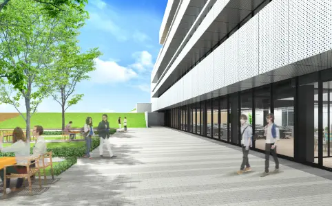 南側1Fエントランス