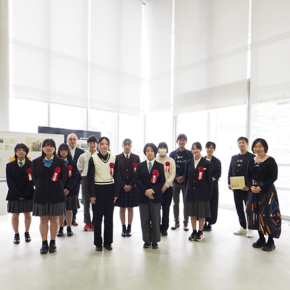 中学生・高校生「未来のエスキースを描く」コンクール表彰式を行いました