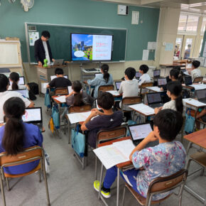 国土交通省と連携して実施した防災教育の様子が建設新聞（9月2日付）に掲載されました